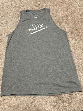Nike Gray Heather Athletic Tank